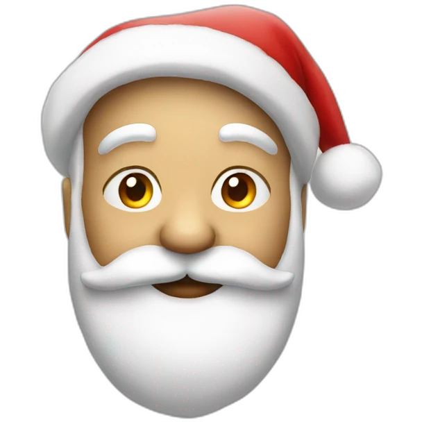 Santa Claus face emoji