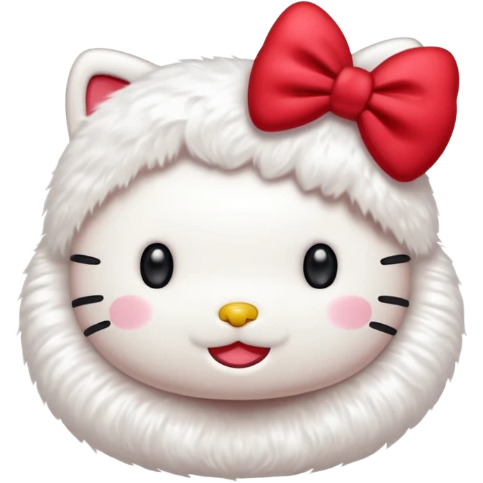 Hello kitty cartoon emoji