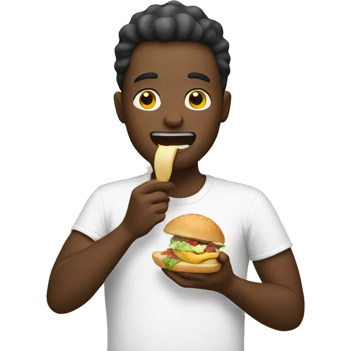 person eating emoji