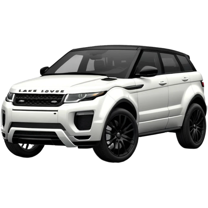 2024 black LandRover evoque with black rims, black trim and black interior  emoji