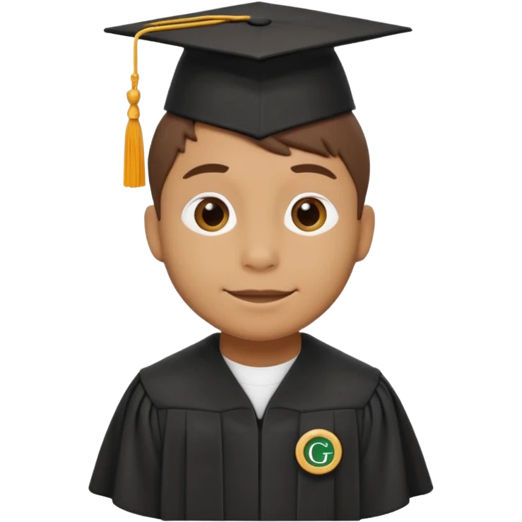 A clay academic gator. The background is a solid white circle emoji