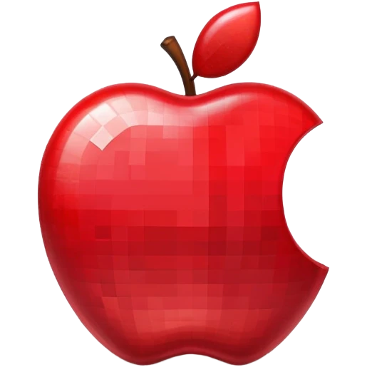 Minecraft apple emoji