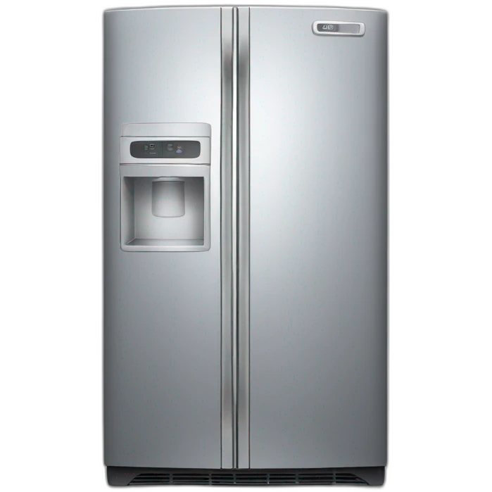 silver refrigerator emoji