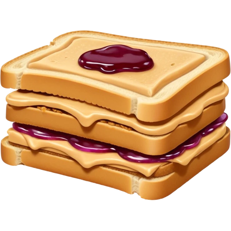 an uncrustable sanwich with a bite taken out of it emoji