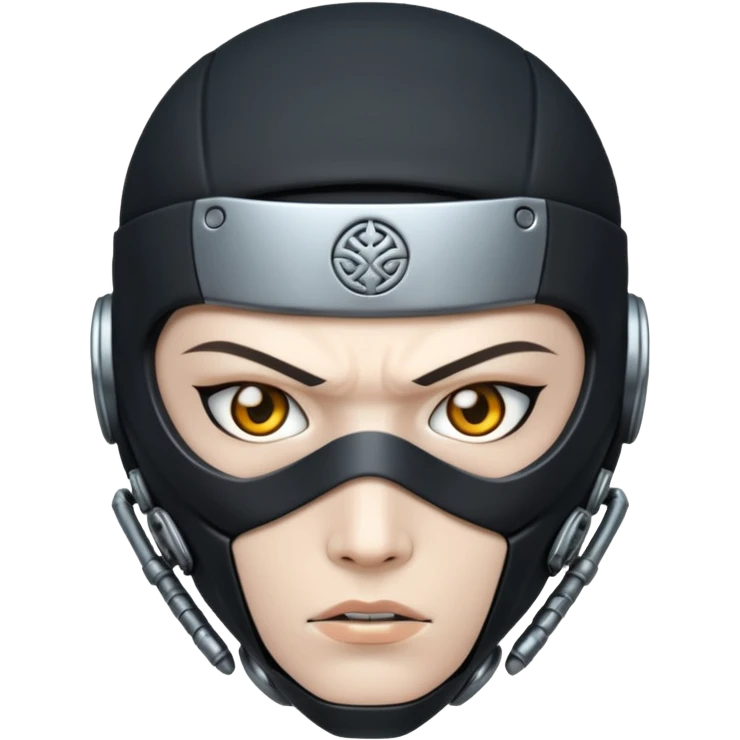 cyborg ninja face emoji