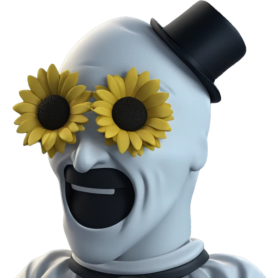 boy in top hat with sunflower emoji