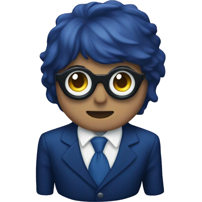 dark blue instax  emoji