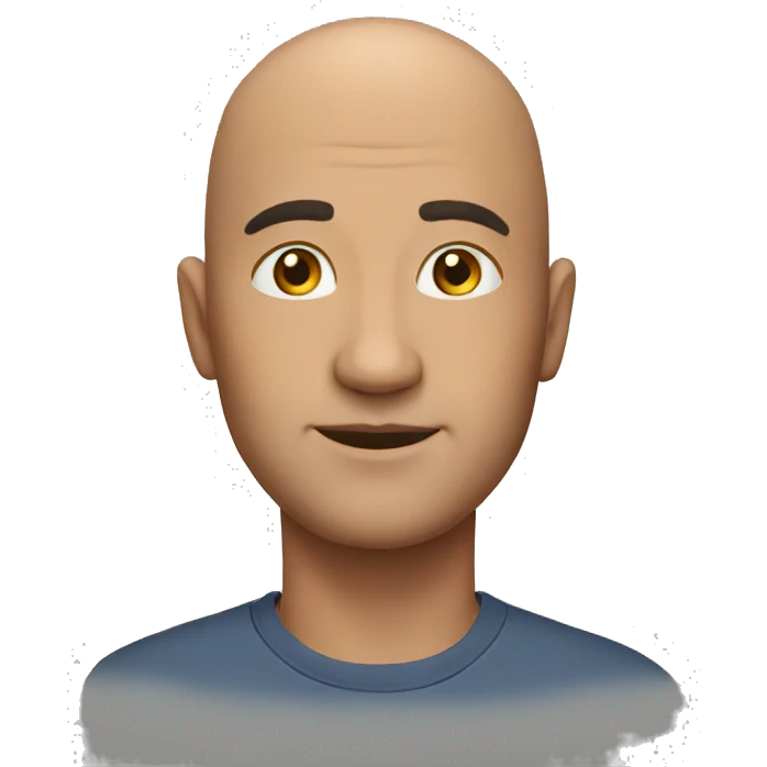 bald man emoji