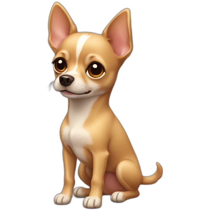 tan color terrier Chihuahua emoji