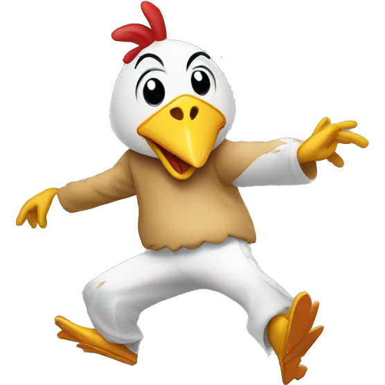chicken dancing breakdance emoji
