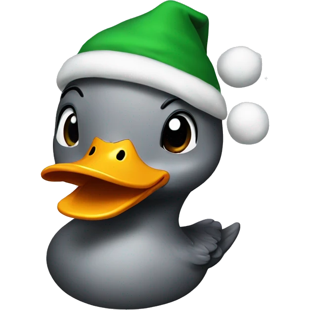 christmas duck emoji