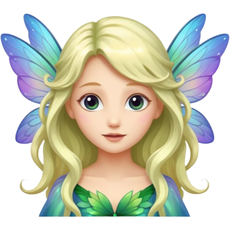 fairy with delicate wings emoji