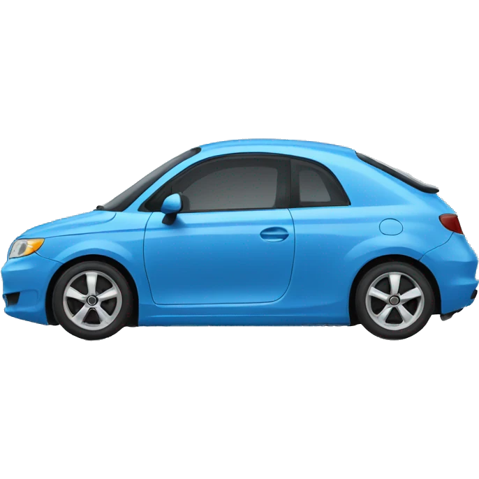 Blue car emoji