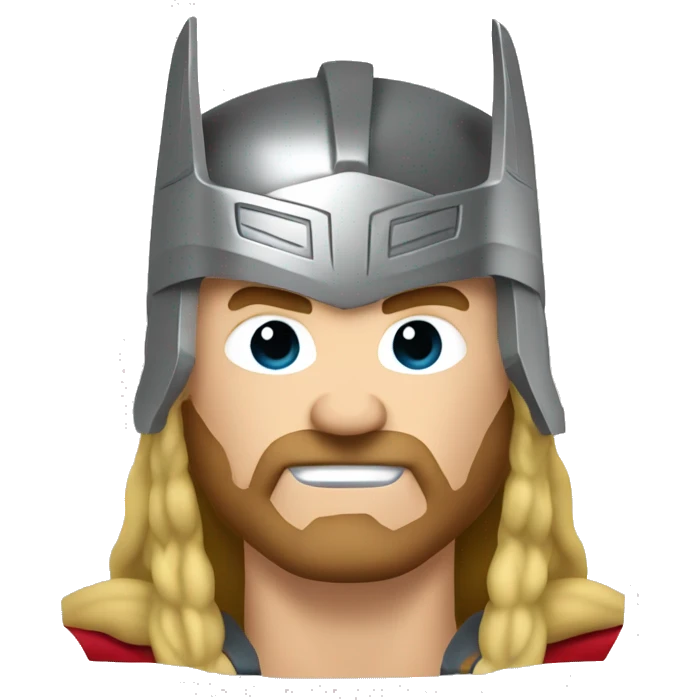 thor using photoshop on a computer emoji