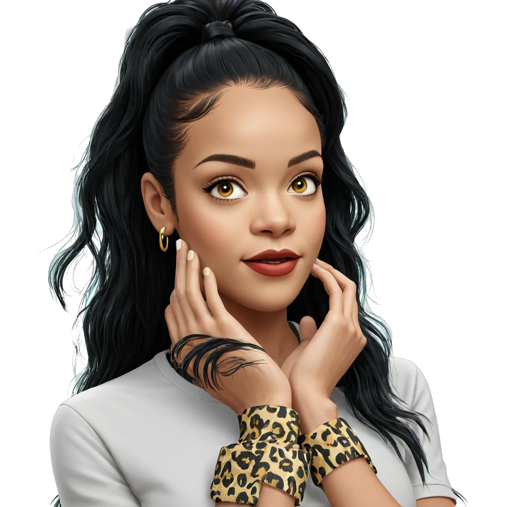 girl with long black hair emoji