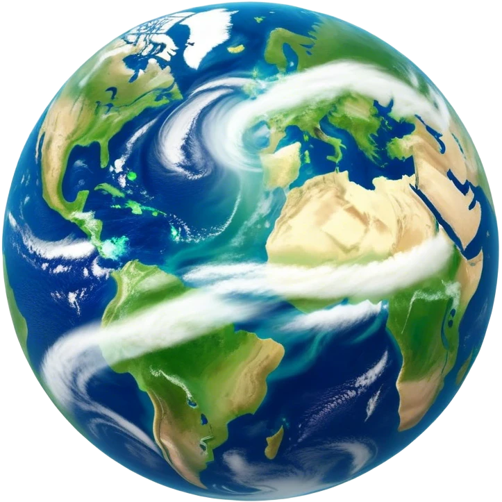🌍 Cinematic Realistic Earth – A breathtaking, full view of Earth from space, showcasing vivid blue oceans, swirling white clouds, and lush green continents. The curvature of the planet is subtly illuminated by the sun, with a soft atmospheric glow enhancing its life-sustaining beauty. High detail, crisp textures, and realistic lighting bring out the planet's dynamic and ever-changing surface. emoji