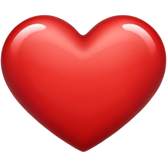 Crimson heart emoji