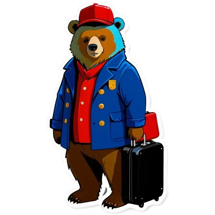 Paddington bear emoji
