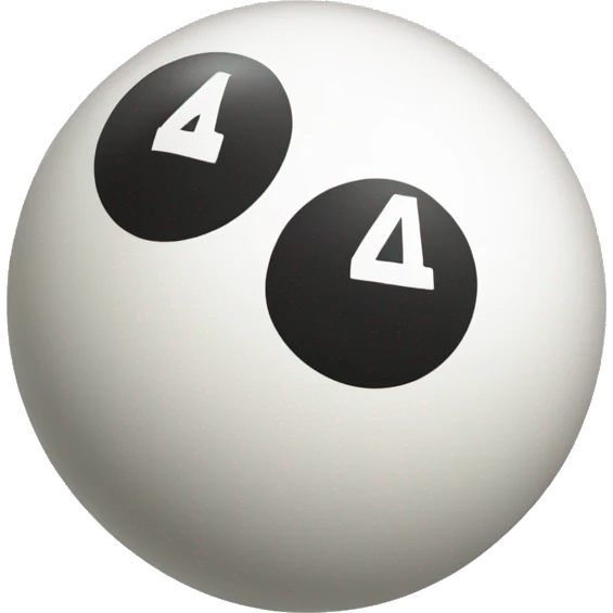 Billard ball number 4 emoji