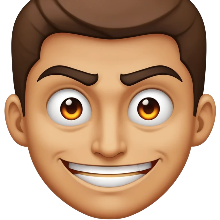 evil side smirk emoji