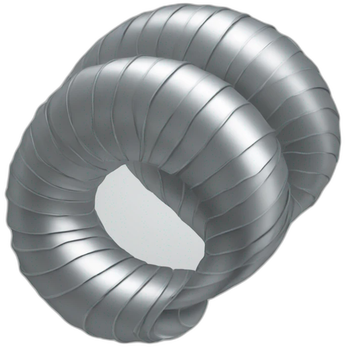 Silver Slinky toy emoji