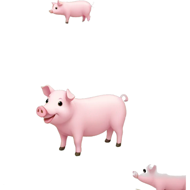 farm with pigs emoji