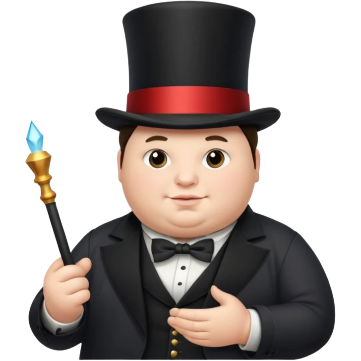 Magician obese  emoji