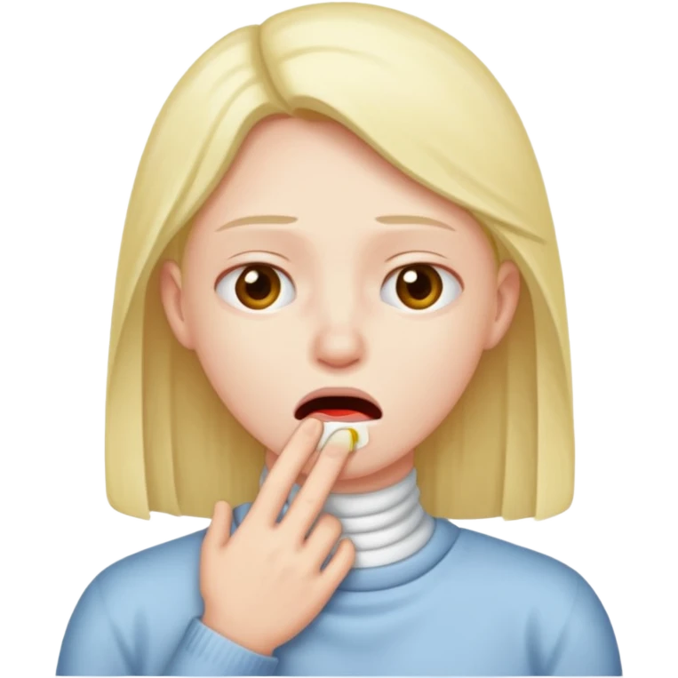 sore throat emoji