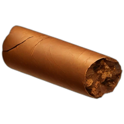 Fallen cigar  emoji