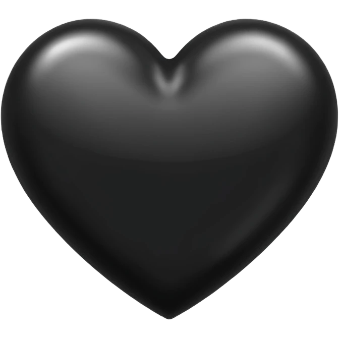 black heart emoji