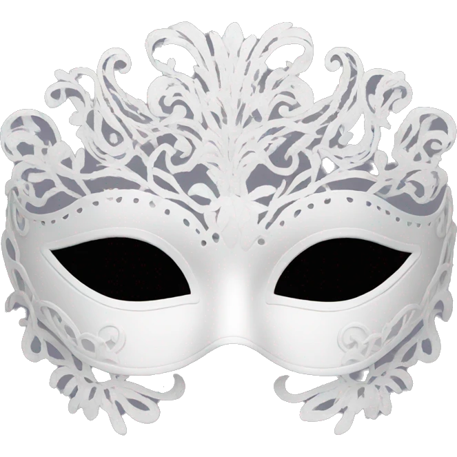 lace mask emoji