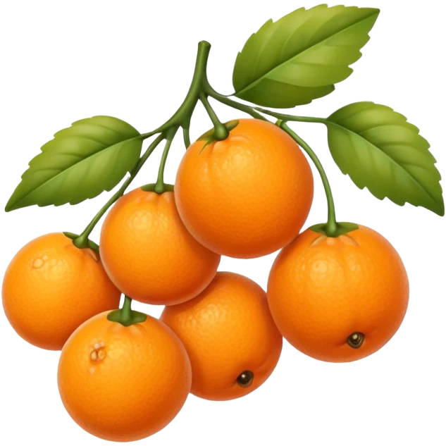orange berries emoji