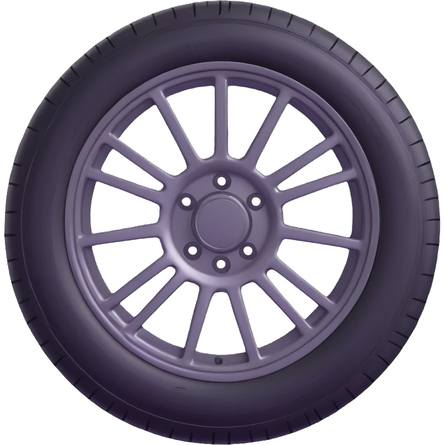car tire with rim emoji