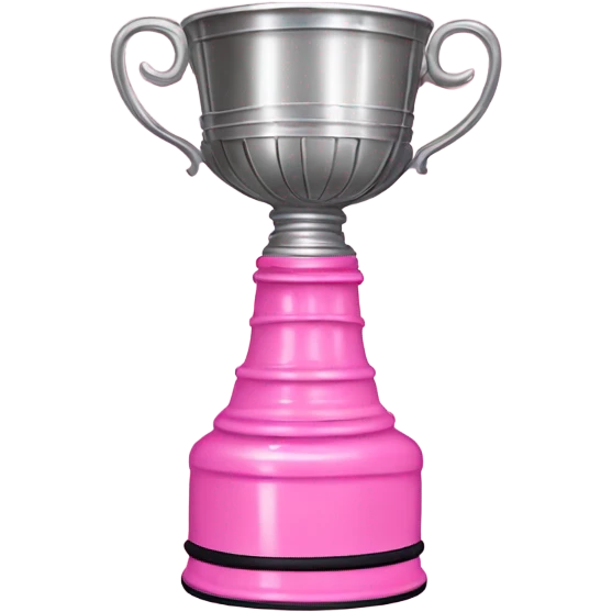 pink stanley cup with a pink bow on the handle emoji