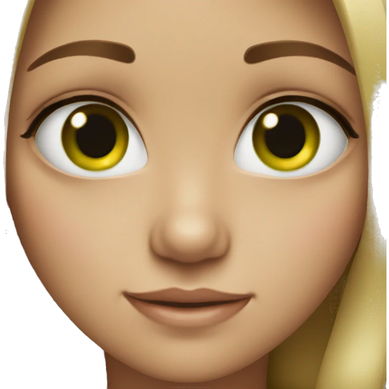 Little Girl green eyes emoji