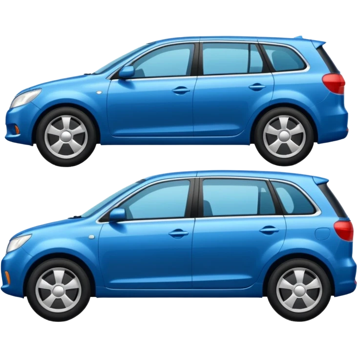 carro familiar de lado  emoji