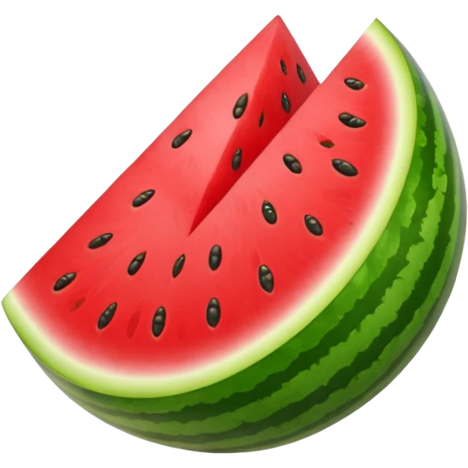 Watermelon half emoji