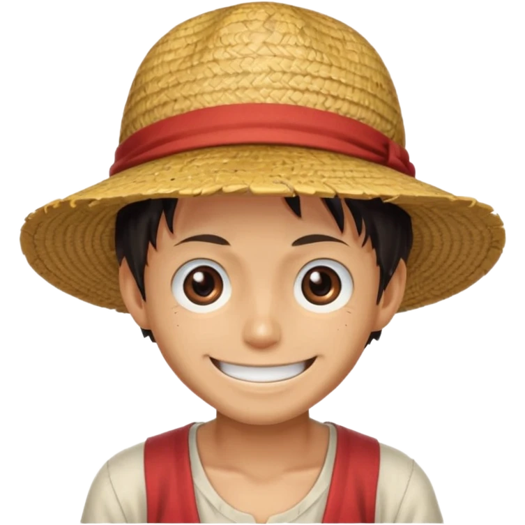 Straw hat luffy emoji