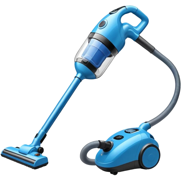 blue cordless vacuum emoji