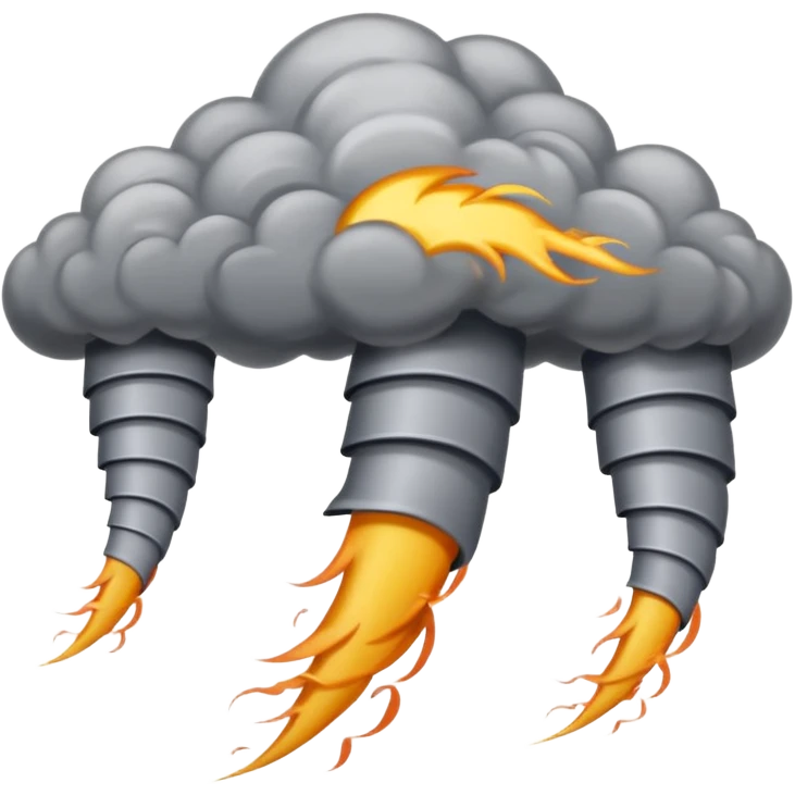 the tornado triad emoji