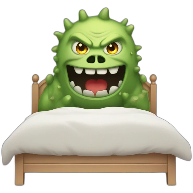 Le monstre sous mon lit emoji