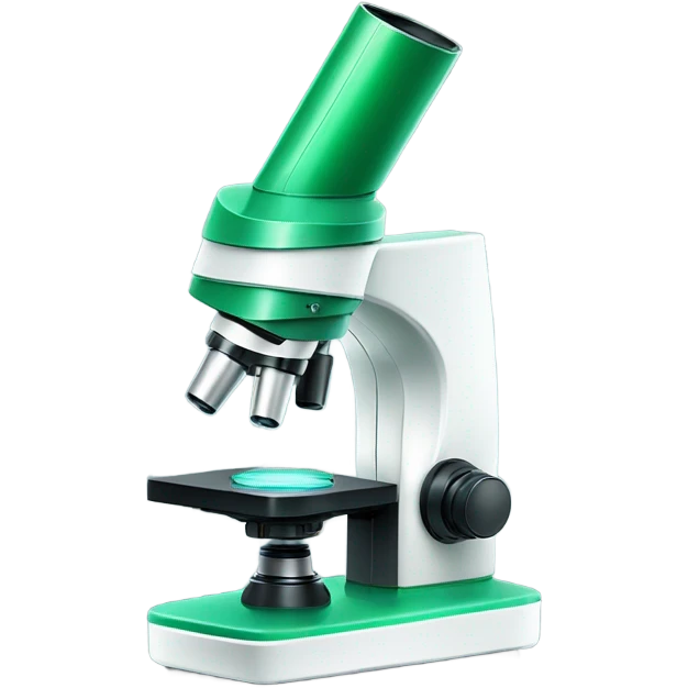 green microscope emoji