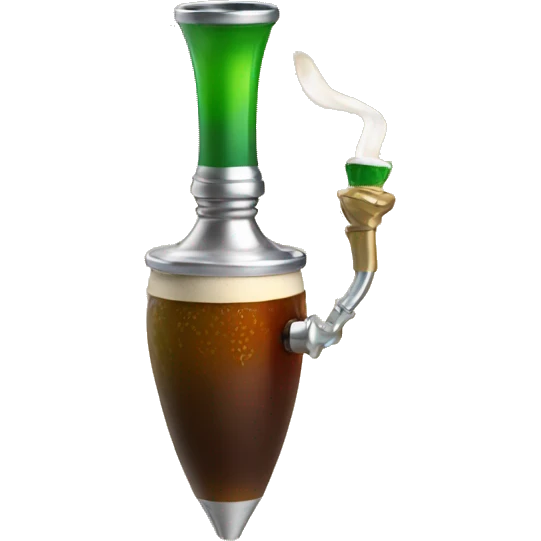 shisha with beer emoji