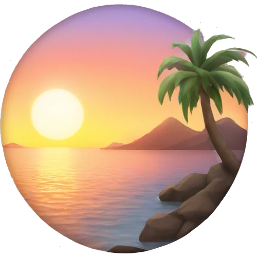 sunrise emoji