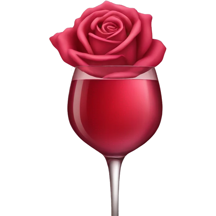 Rose wine  emoji