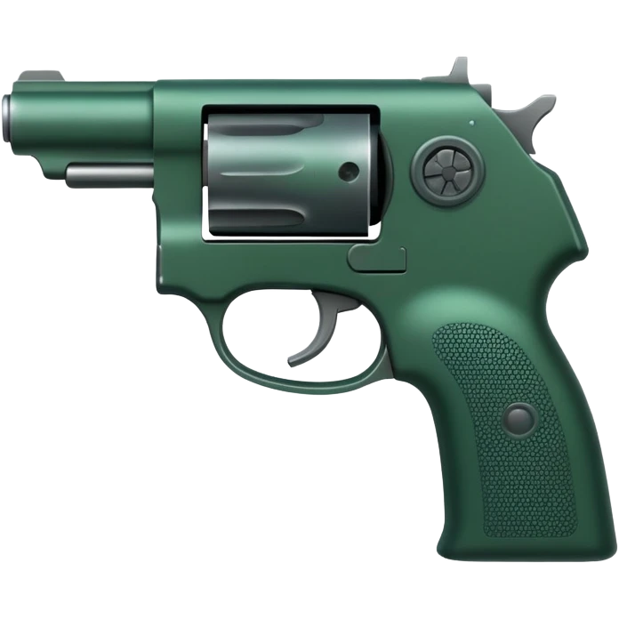 pistol dark green emoji