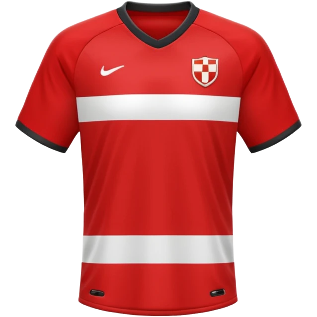 red soccer jersey emoji