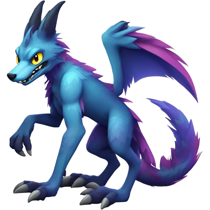 Modern Sergal Fursona emoji