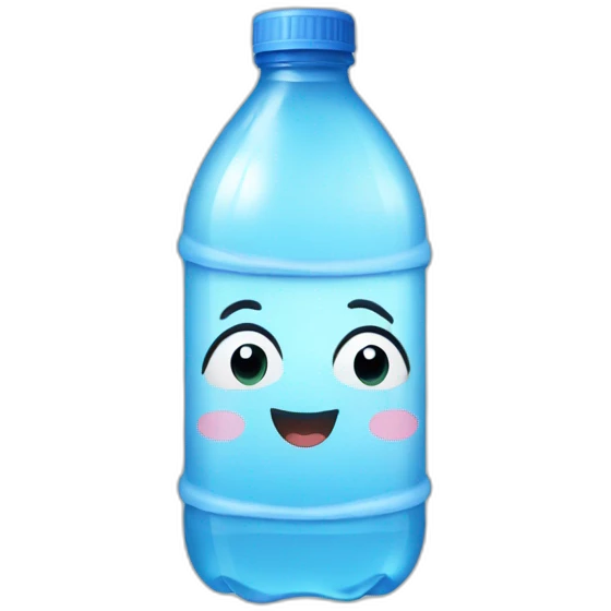 Bottle of water emoji