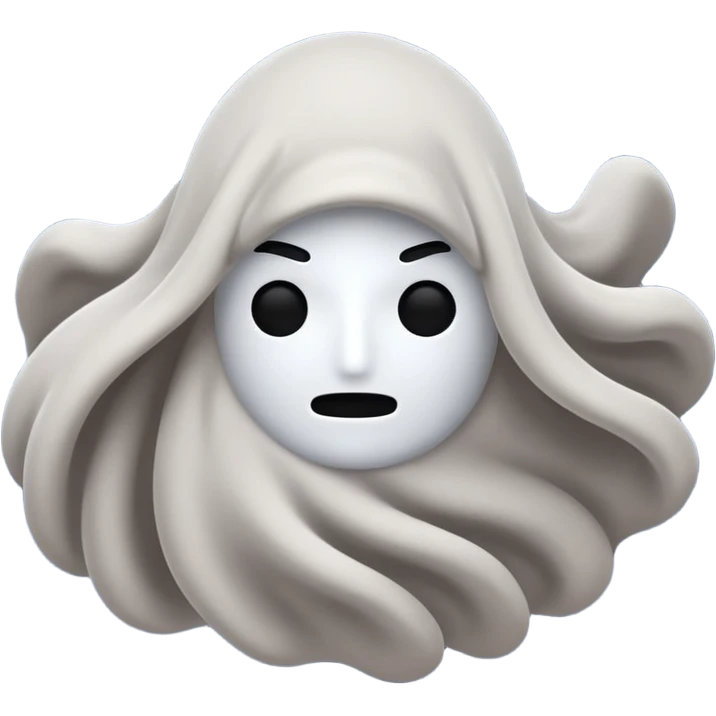 Make a fighting dust Cloud with stars and without face emoji